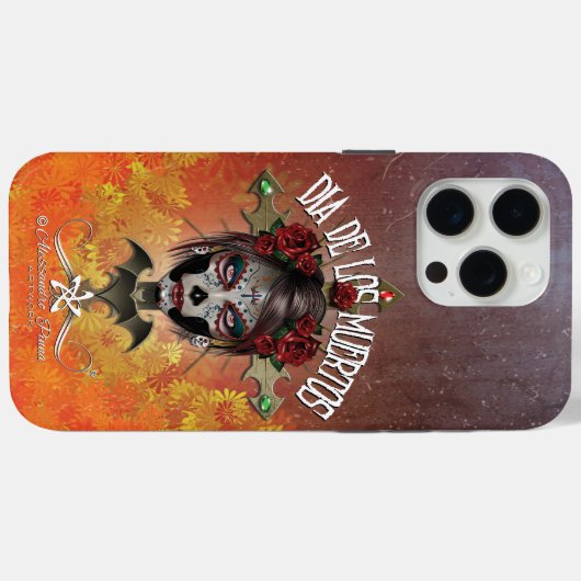 D.D.L.M. La Catrina Case-Mate iPhone Hülle (Rückseite (Horizontal))