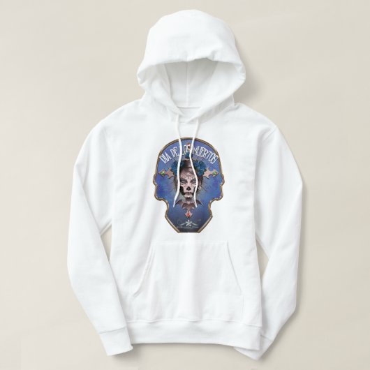 D.D.L.M. La Catrina Hoodie (Design vorne)