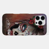 D.D.L.M. La Catrina iPhone Hülle (Rückseite (Horizontal))