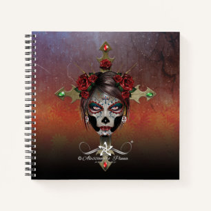 D.D.L.M. La Catrina Notizblock