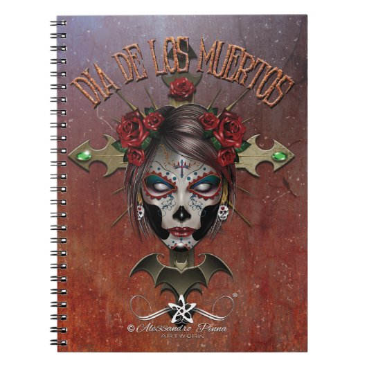 D.D.L.M. La Catrina Notizblock (Vorderseite)