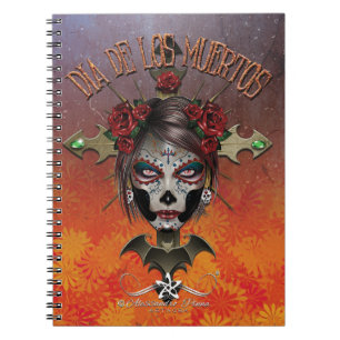 D.D.L.M. La Catrina Notizblock