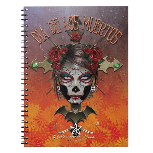 D.D.L.M. La Catrina Notizblock (Vorderseite)