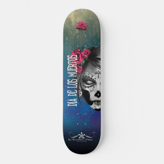 D.D.L.M. La Catrina Skateboard (Vorderseite)