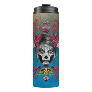 D.D.L.M. La Catrina Thermosbecher