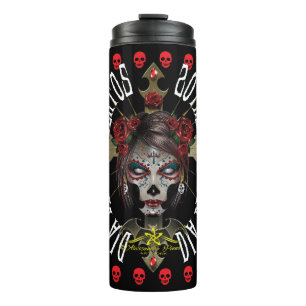 D.D.L.M. La Catrina Thermosbecher