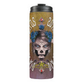 D.D.L.M. La Catrina Thermosbecher (Vorderseite)