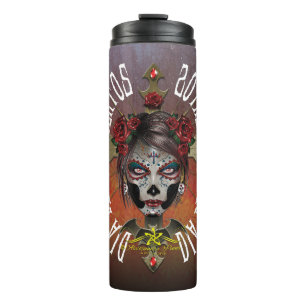 D.D.L.M. La Catrina Thermosbecher