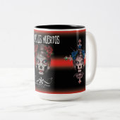 D.D.L.M. La Catrina Zweifarbige Tasse (VorderseiteRechts)