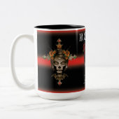 D.D.L.M. La Catrina Zweifarbige Tasse (Links)