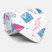 D&D NeckTie, Niedlich D20 Dice, Dungeon Master Ges Krawatte (Gerollt)