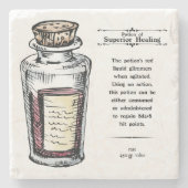 D&D Superior Heiltränke: Marmor-Untersetzer Steinuntersetzer (Vorderseite)