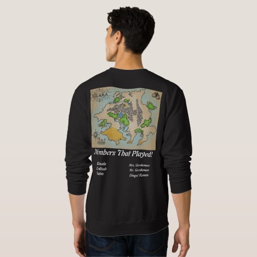 D&D Sweater!  Sweatshirt (Schwarz voll)