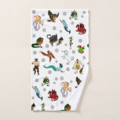 D&d-Würfel und -monster Badhandtuch Set (Handtuch)