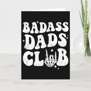 D Dads Club Lustiger Vater Groovy Trend Vatertag Karte