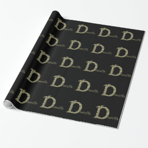 D - Das Falck Alphabet (golden) Geschenkpapier