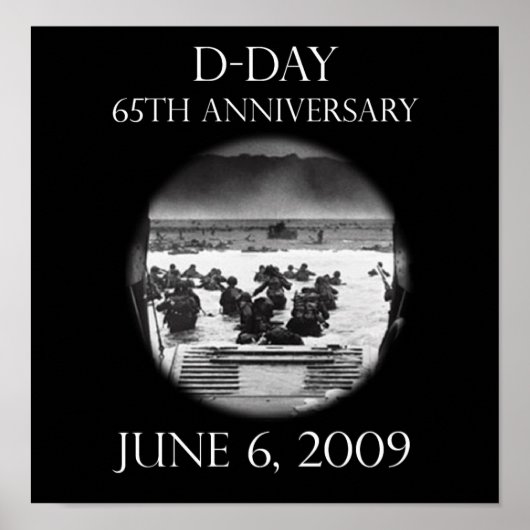 D-Day 65-Jahr-Poster Poster (Vorne)