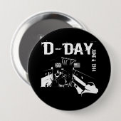 D-DAY 6. Juni 1944 Button (Vorne & Hinten)