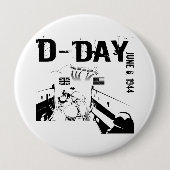 D-DAY 6. Juni 1944 Button (Vorderseite)
