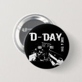 D-DAY 6. Juni 1944 Button (Vorne & Hinten)