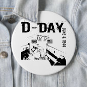 D-DAY 6. Juni 1944 Button (Beispiel)