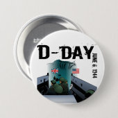 D-DAY 6. Juni 1944 Button (Vorne & Hinten)