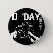 D-DAY 6. Juni 1944 Button (Vorderseite)