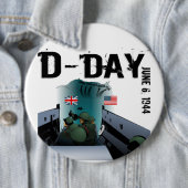 D-DAY 6. Juni 1944 Button (Beispiel)