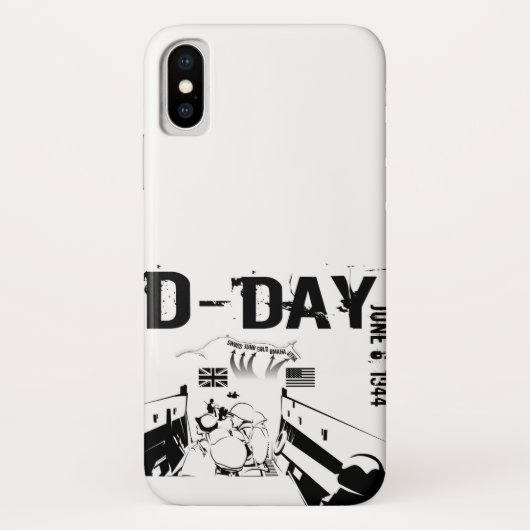 D-DAY 6. Juni 1944 Case-Mate iPhone Hülle (Rückseite)