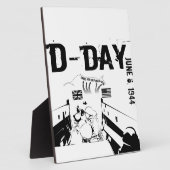 D-DAY 6. Juni 1944 Fotoplatte (Seite)