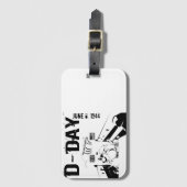 D-DAY 6. Juni 1944 Gepäckanhänger (Vorderseite Vertikal)