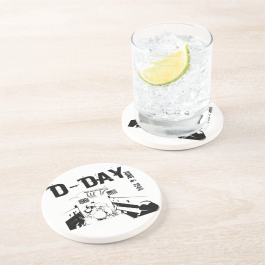 D-DAY 6. Juni 1944 Getränkeuntersetzer (Seite)