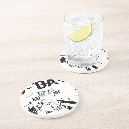 D-DAY 6. Juni 1944 Getränkeuntersetzer (Seite)