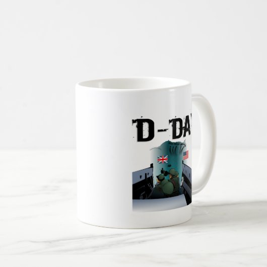 D-DAY 6. Juni 1944 Kaffeetasse (VorderseiteRechts)