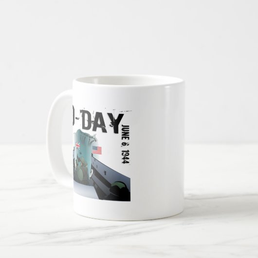 D-DAY 6. Juni 1944 Kaffeetasse (Vorderseite Links)