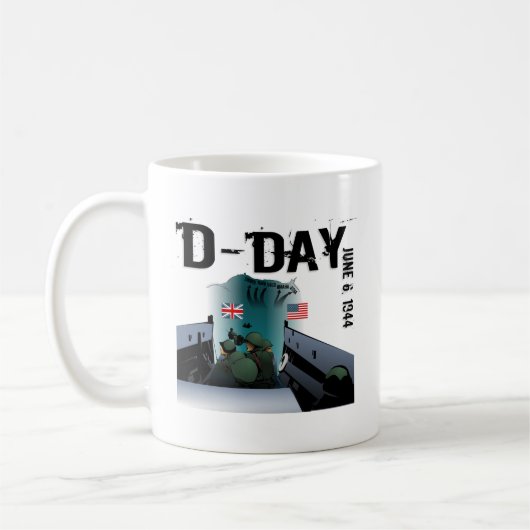 D-DAY 6. Juni 1944 Kaffeetasse (Links)