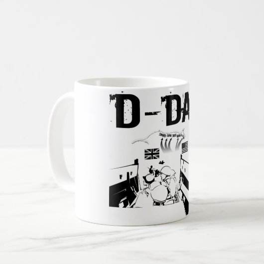 D-DAY 6. Juni 1944 Kaffeetasse (Vorderseite Links)