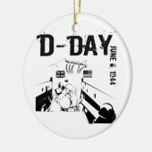 D-DAY 6. Juni 1944 Keramik Ornament (Links)
