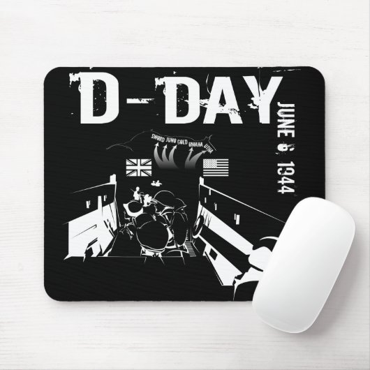 D-DAY 6. Juni 1944 Mousepad (Mit Mouse)
