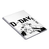 D-DAY 6. Juni 1944 Notizblock (Rechte Seite)