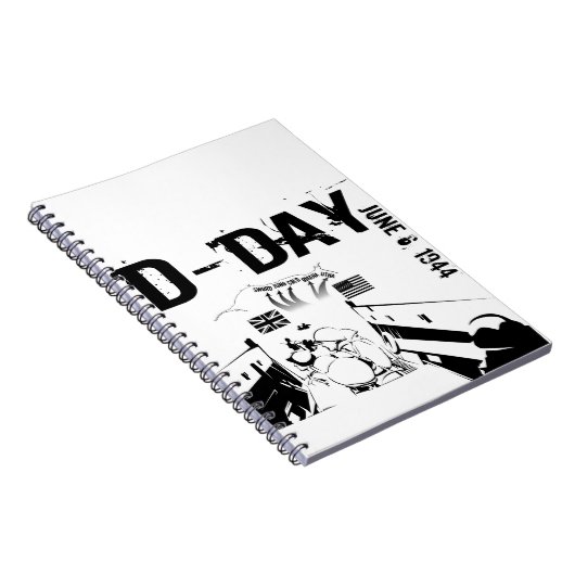 D-DAY 6. Juni 1944 Notizblock (Rechte Seite)