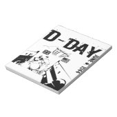 D-DAY 6. Juni 1944 Notizblock (Rotiert)