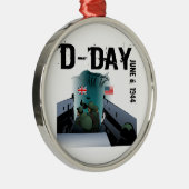 D-DAY 6. Juni 1944 Ornament Aus Metall (Rechts)