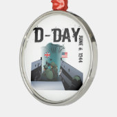 D-DAY 6. Juni 1944 Ornament Aus Metall (Links)