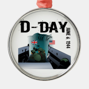 D-DAY 6. Juni 1944 Ornament Aus Metall