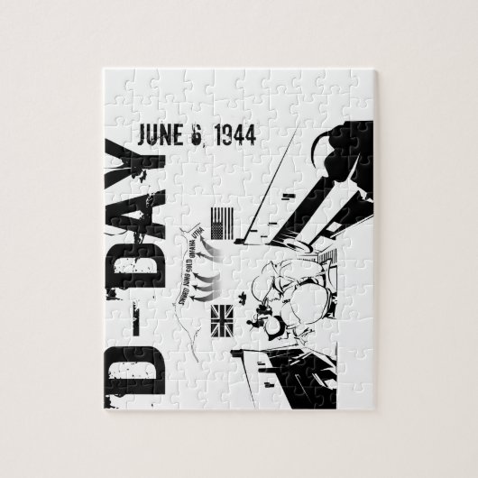 D-DAY 6. Juni 1944 Puzzle (Vertikal)