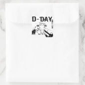 D-DAY 6. Juni 1944 Quadratischer Aufkleber (Tasche)