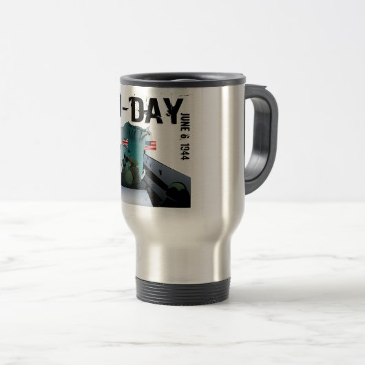 D-DAY 6. Juni 1944 Reisebecher (VorderseiteRechts)