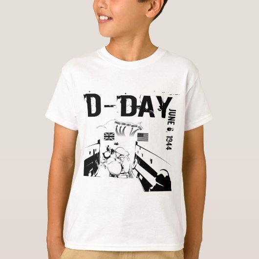 D-DAY 6. Juni 1944 T-Shirt (Vorderseite)