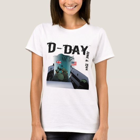 D-DAY 6. Juni 1944 T-Shirt (Vorderseite)